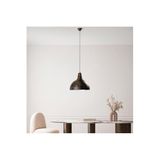 Amber LED Metal Gövdeli Tekli Sarkıt Pütürlü Siyah Mutfak Aydınlatma E27 Uyumlu, Siyah-RETRO KURE-30-NUS-2451