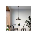 Amber LED Metal Gövdeli Tekli Sarkıt Pütürlü Siyah Mutfak Aydınlatması E27 Uyumlu, Siyah-RETRO