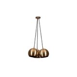 Amber LED Modern Metal Gövdeli 3'lü Tepsi Sarkıt Aydınlatma Mutfak ve Salon için, Eskitme-995