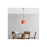 Amber LED Modern Metal Gövdeli Tekli Sarkıt Avize Turuncu Beyaz, Çok Renkli-ORANGE
