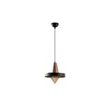 Amber LED Modern Metal Gövdeli Tekli Sarkıt Mutfak ve Salon Aydınlatması E27 Uyumlu, Siyah-2501