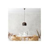 Amber LED Şık Metal Gövde Tekli Sarkıt Vintage Silver Yatak Odası ve Oturma Odası Aydınlatma, Gümüş-RETRO