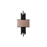 Amber LED Şık Metal Gövdeli Abajur Başlıklı Aydınlatma - Oturma Odası ve Yatak Odası için E14 Uyumlu, Siyah-15102