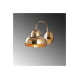 Amber LED Şık Metal Gövdeli Tekli Sarkıt Avize Antre ve Kütüphane için E27 Uyumlu, Altın-180VINTAGE