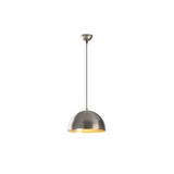 Amber LED Şık Metal Gövdeyle Tekli Sarkıt Avize, E27 Uyumlu Mutfak ve Salon Aydınlatma, Metalik-231