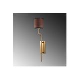 Amber LED Şık Parlak Gold Abajur Aydınlatma Oturma Odası ve Yatak Odası için E27 Uyumlu, Altın-15338