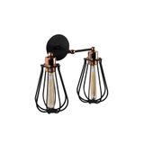 Amber LED Şık Pütürlü Siyah Metal Aplik E27 Duvar Lambası 15x20x32 cm Oturma Odası Aydınlatma, Siyah-1121