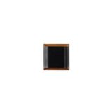 Amber LED Siyah Metal Aplik E27 Duvar Lambası 10x21x16 cm Oturma Odası Yatak Odası Aydınlatma, Siyah-15305