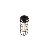 Amber LED Tel Tekli Sarkıt Avize Modern Metal Gövdeli E27 Uyumlu, Siyah-1075
