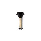 Amber LED Tel Tekli Sarkıt Avize Pütürlü Siyah Modern Tasarım E27 Uyumlu, Siyah-1015