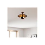 Amber LED Vintage Bakır Kaplama Metal Gövdeli Avize Mutfak ve Salon için E27 Uyumlu, Bakır-13354
