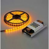 Amber Rengi 5 Metre 3 Cipli İç Mekan Şerit Led & Trafosu 5 Amper 60 Watt 12 Volt