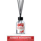 Amber Romantik 50 ml Kokusuz Çubuklu Oda Kokusu AURAN ile Uzun Süreli Ferahlama