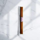 Amber Sip – 2'li Sürdürülebilir Cam Pipet Seti