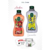 Amber ve Alaçatı Lavantası 1.5L Sıvı Sabun ve ROSIE