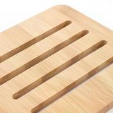 Amberhaus%100 Doğal Bambu Kare Nihale - 16X16 Cm Isıya Dayanıklı Ahşap Tencere Çaydanlık Altlığı - (3 Farklı Desenden 1 Adet Gönderilir)