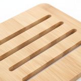 AmberHaus%100 Doğal Bambu Kare Nihale - 16x16 cm Isıya Dayanıklı Ahşap Tencere ve Çaydanlık Altlığı - (3 Farklı Desenden 1 Adet Gönderilir)