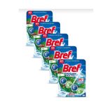 AMBERİAN BREF Wc Power Aktiv Tekli Paket Katı Tuvalet Bloğu Çam 5'li Set