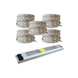AmberLED Yeni Nesil 3 Dirençli Double Pcb Şerit Led 25 Metre Günışığı 30 Amper 360 Watt Led Trafo