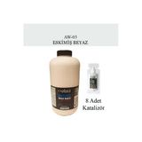 Ambiante Suya Dayanıklı Akrilik Boya Aw-03 Eskimiş Beyaz 2 Litre + Katalizör