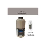 Ambiante Suya Dayanıklı Islak Zemin Boyası Aw-19 Vizon Gri 2 Litre + Katalizör