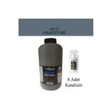 Ambiante Suya Dayanıklı Islak Zemin Boyası Aw-22 Grafiti Gri 2 Litre + Katalizör