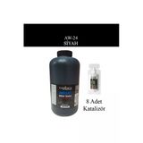 Ambiante Suya Dayanıklı Islak Zemin Boyası Aw-24 Siyah 2 Litre + Katalizör