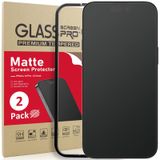 Ambison [2 Paket Mat Cam Ekran Koruyucu iPhone 14 Pro için Tasarlandı, Dinamik Ada Uyumlu/Kurulum Çerçevesi/Kabarcıksız/Parlama Önleyici, 9H Temperli Cam Temizle iPhone 14 Pro 2022 6,1 inç için