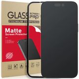 Ambison [2 Paket Mat Cam Ekran Koruyucu, iPhone 14 Pro Max ile Uyumlu, Dynamic Island Uyumlu/Parlama Önleyici [Kabarcıksız] Çerçeve Takın, İpek Gibi Pürüzsüz, iPhone 14 Pro Max 6,7 inç 2022