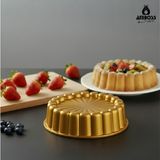 Amboss Ametist 26 cm Döküm Tart Kalıbı ( Gold )