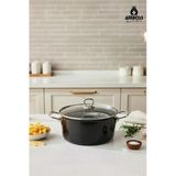 Amboss Crispella Siyah 22 Cm Kızartma Tenceresi
