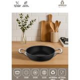 Amboss Dark Yanmaz Yapışmaz Titanyum Kaplama Sahan 18 cm