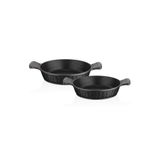Amboss Kuvars 2 Parça Döküm Titanyum Kaplama Sahan Seti 18 - 20 cm