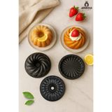 Amboss Mini Trio Döküm 3 Parça Mini Kek Kalıbı