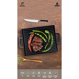 Amboss Neo 26 x 32 cm Döküm Izgara Tavası