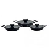 Amboss Vento 6 Parça Titanyum Kaplama Sahan Seti 18-20-22 cm
