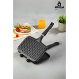 Amboss Vento Döküm Ocak Üstü Tost Makinesi – Siyah