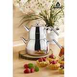 Amboss Viventea 4 Parça Paslanmaz Çelik Büyük Boy Çaydanlık