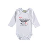 Amca Baba Gibi Ama Daha Cool Yazılı Bebek Zıbın, 6 Ay, Unisex, Beyaz