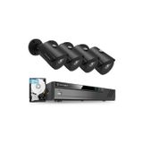 Amcrest 4K 8CH 5MP Poe NVR Siyah Güvenlik Kamera Sistemi
