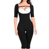 Ameliyat Sonrası Tüm Vücut Korsesi (Karın Germe, Kalça Germe, Bel İnceltme, Liposuction) | MariaE 9142 Siyah 2XL