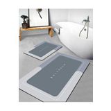 Amentes Banyo Paspası Kaymaz Tabanlı Su Emici Yapı 40x60cm Kare