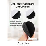 Amentes Pratik 10 Adet Halı Kilim Minder Nevresim Örtü Kaydırmaz Cırt Bant Seti Yapışkanlı Halı Kaydırmaz