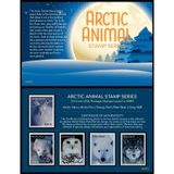 American Coin Treasures Arctic Animal Birleşik Devletleri Posta Pulu Serisi, 5 Mint State 33 Cent Pullar, Portföy