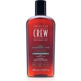 American Crew 3in1 Chamomile & Pine With Relaxing Fragrance Erkekler Için Besleyici Şampuan + Saç Kremi + Vücut Losyonu 450 ml - Şeffaf - Standart