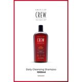 American Crew Daily Cleansing Shampoo 1000 ml – Erkek Günlük Saç Temizleme ve Arındırma Şampuanı