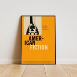 American Fiction Film Afiş Poster 30x42 Çerçevesiz