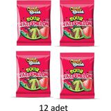 American Foods Candy Break Sour Watermelon Karpuz Aromalı Ekşi Yumuşak Şeker 113 gr X12ADET - 113,1 gr