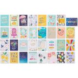 American Greetings Zarflar ve Ürün Kutusu ile Tüm Durumlar Için Lüks Kartlar, Doğum Günü, D� - Çok Renkli - Genel