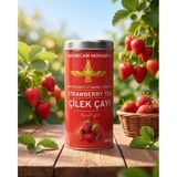 American Monarch Doğal Çilek Çayı, Kurutulmuş Çilek Parçacıklı, Yumuşak İçimli, Doğal Meyve Çayı, Taze Çilek Lezzeti 300gram - 1